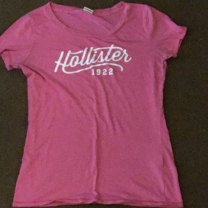Pink hollister shirt